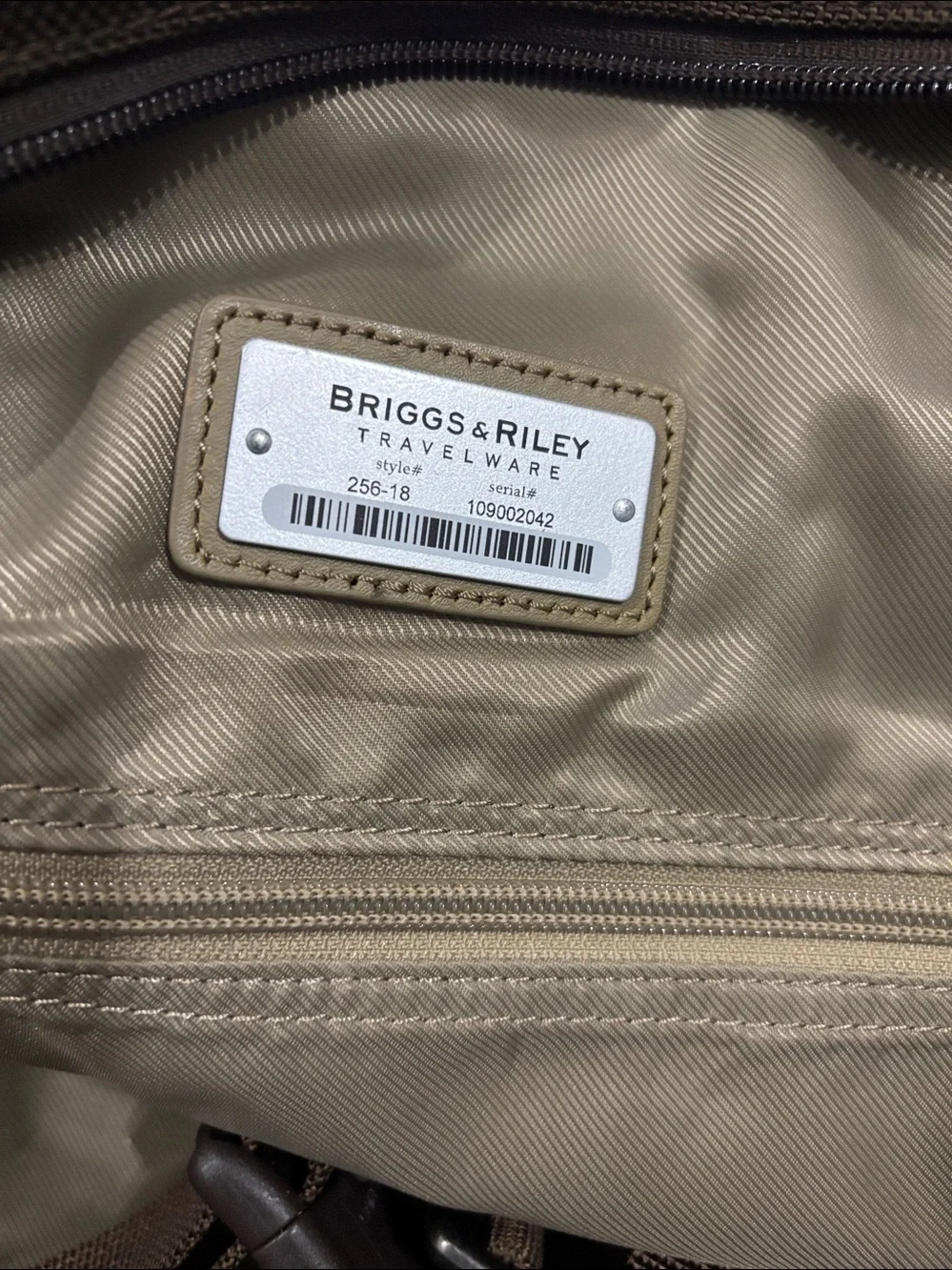 Briggs & Riley Baseline Extra Large Men’s‎ Brown Weekender Duffel Bag